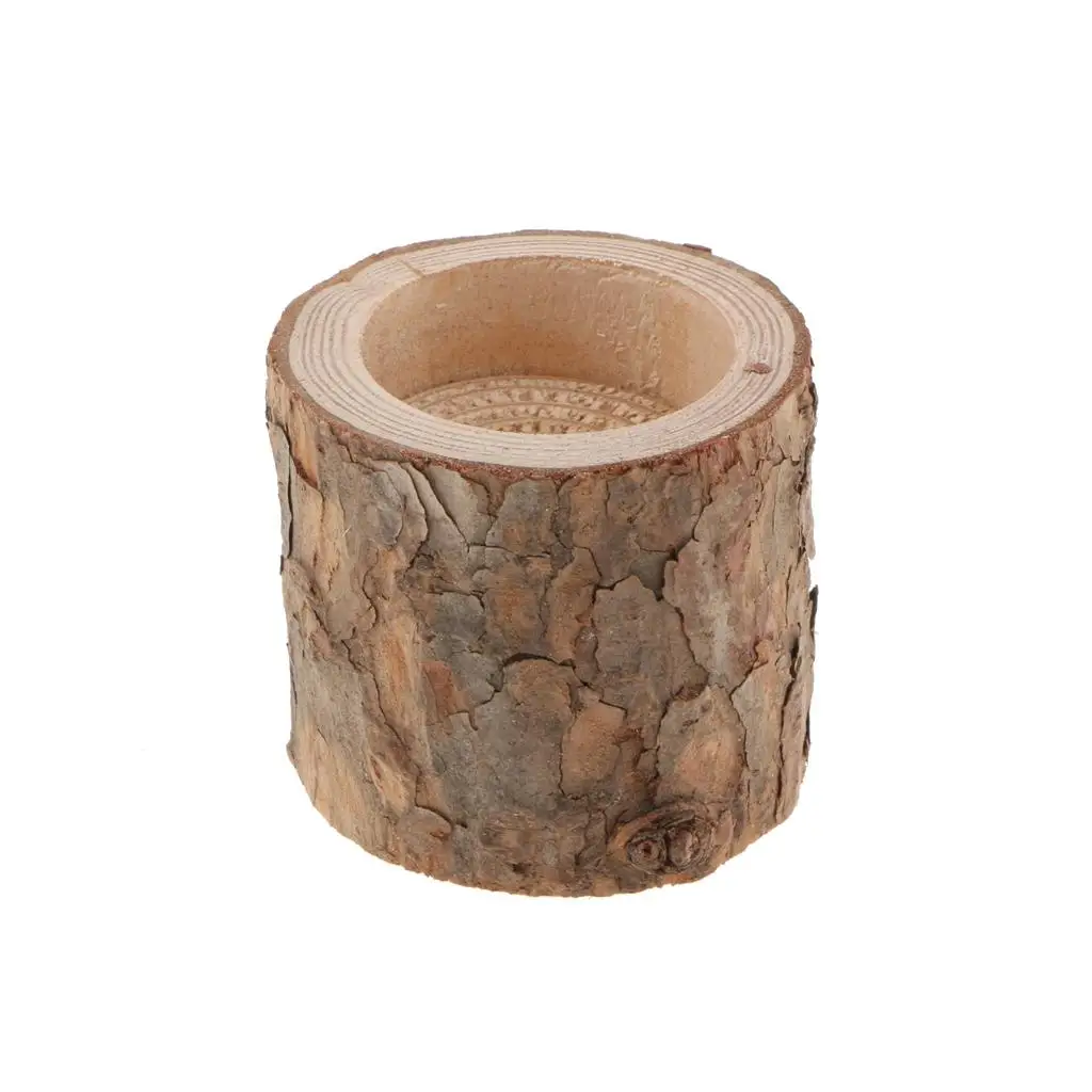 Creative Tree Stump Candle Holder Candle Stand Candlestick for home and cafe Shop Bar Wedding Valentines Day Decor