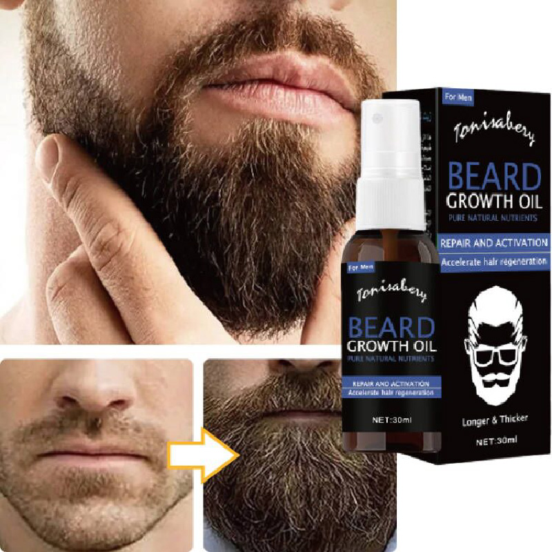 Best of Beard Growth Serum Spray Fast Styling Hair Growing Essential Oil Thicker Longer Fuller Beard Softening Moisturizing Beard Liquid Reviews & Tips