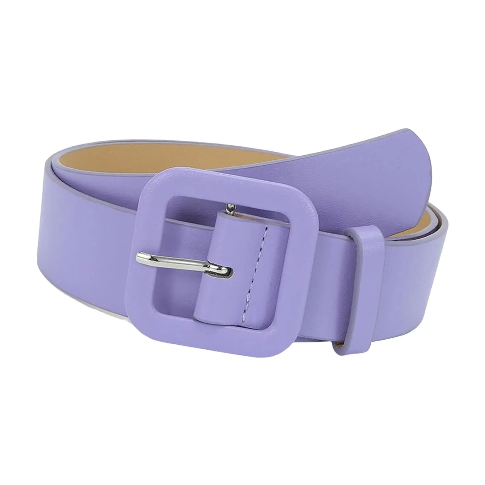 Girls Waistband Solid Pin Buckle Belt Adjustable Belts Decorative Waistbelt Jeans Belt for Sweater Skirt Blouse Pants