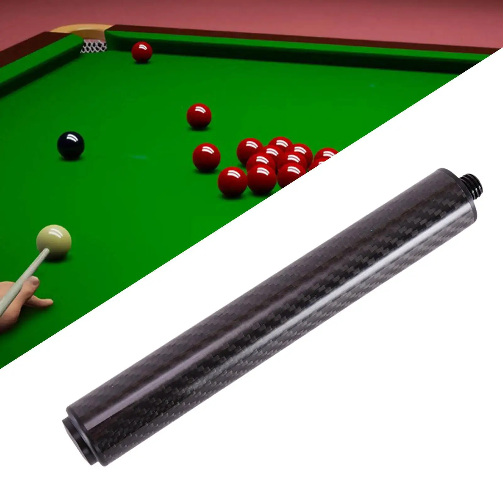 High Strength Billiards Extension Pool Extension Tool Carbon Fiber Parts Extendable Enthusiast Lovers Athlete