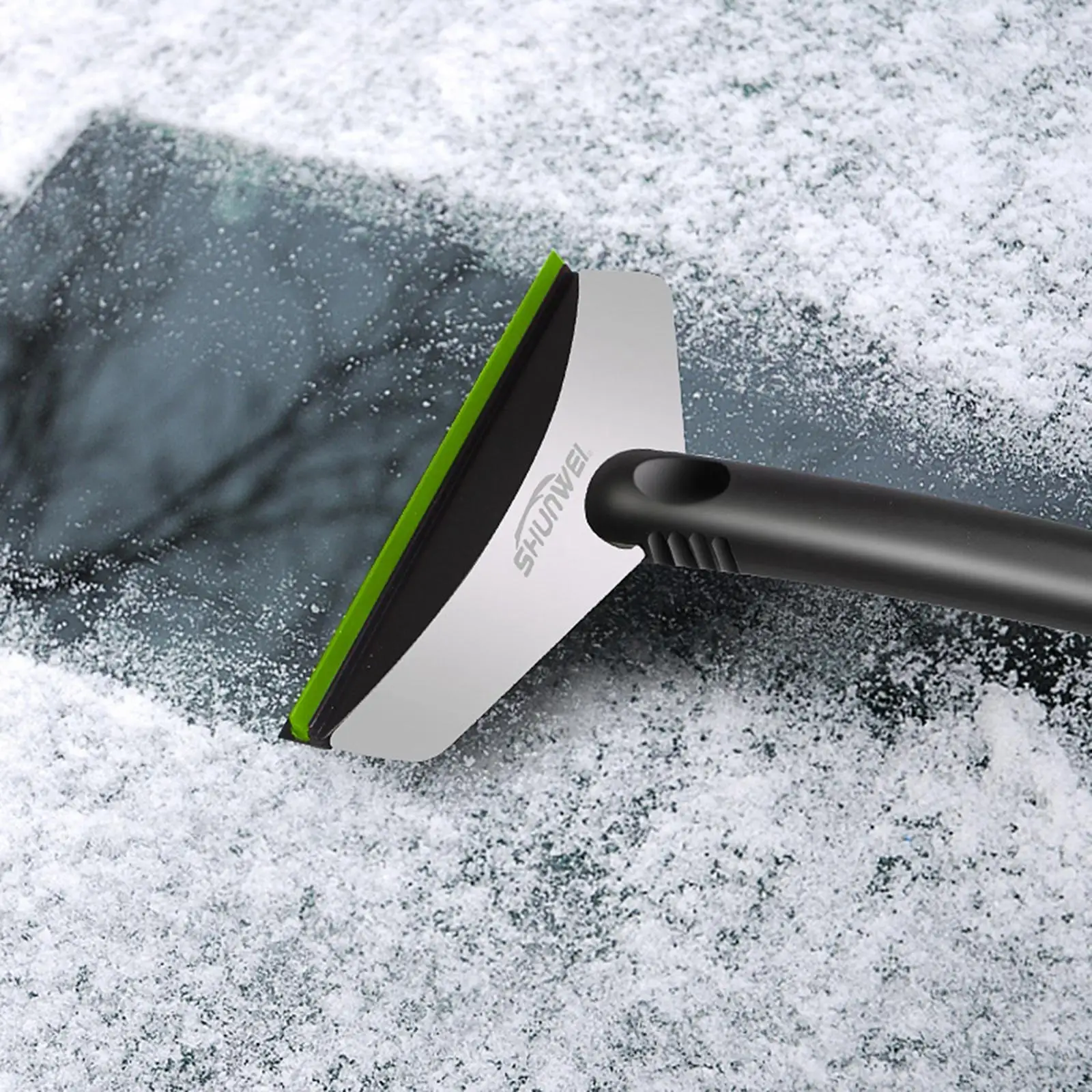 Portable Car Ice Scraper Quick Clean Winter Windscreen Shovel Scraping Tool