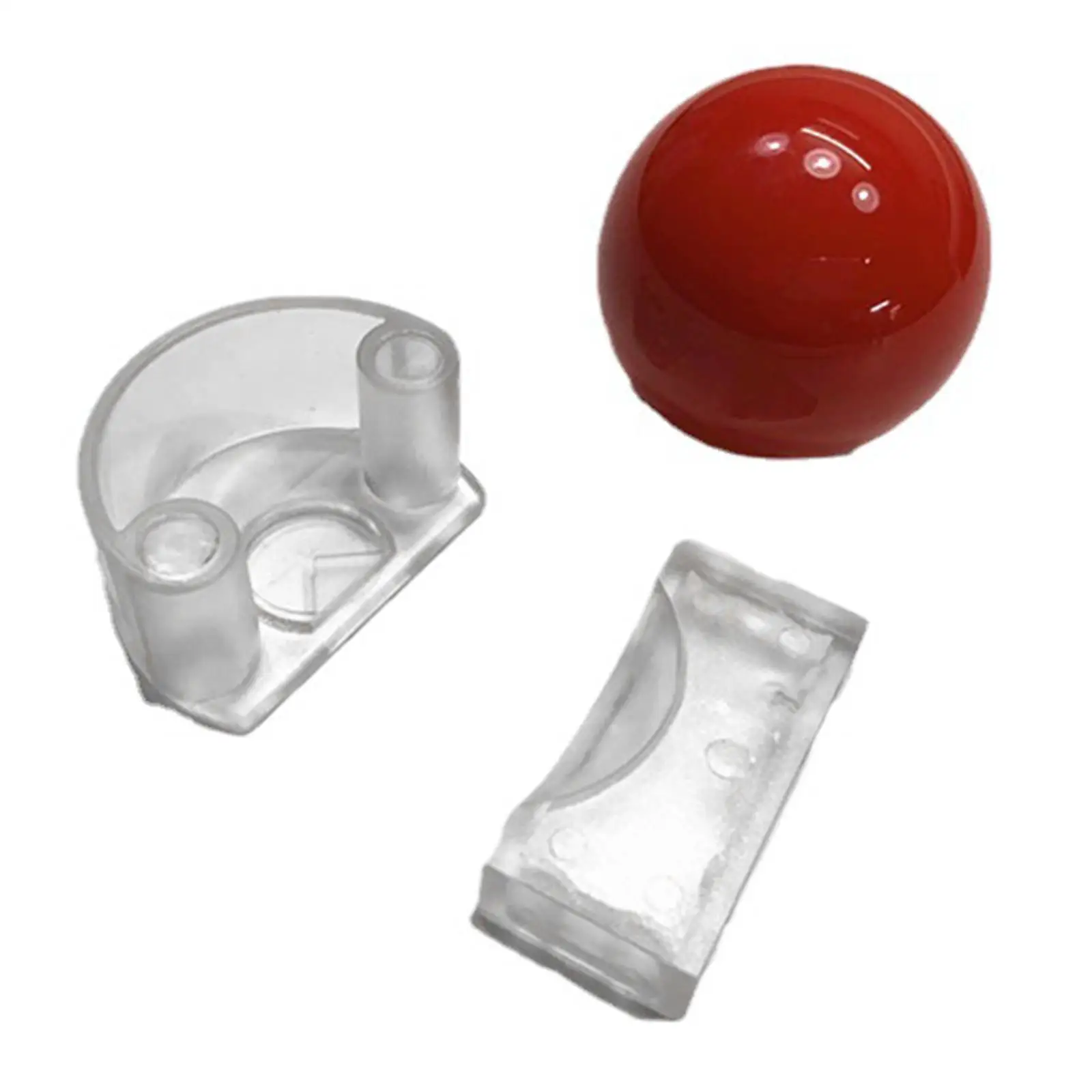 2 Pieces Billiards Ball Position Marker Transparent Pool Balls Fixation Location Tools Billiard Locator