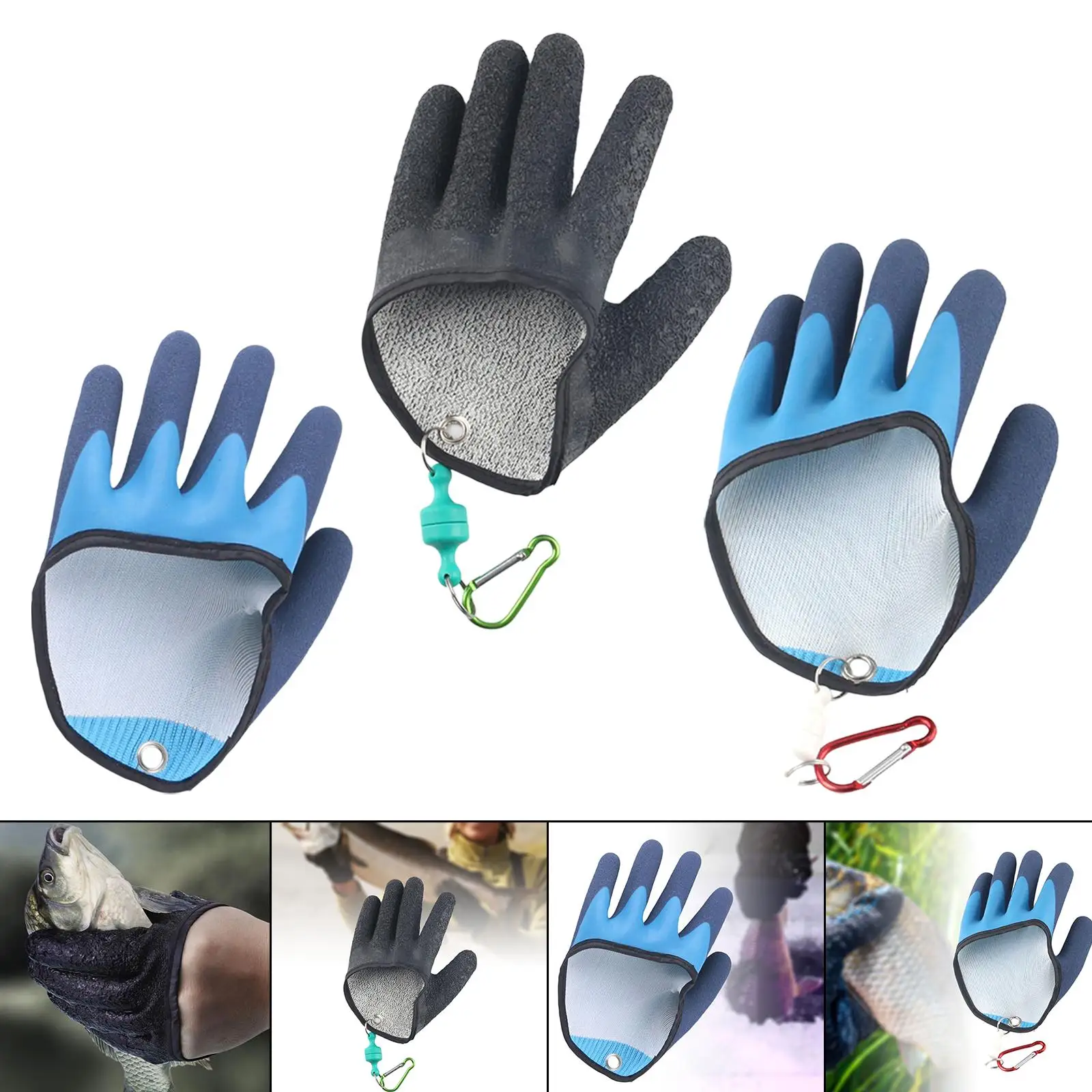 Flexible Fish Left Hand Puncture Proof Supplies Anti Skid Grab Weather Winter Hunting Hand Ice Fishing