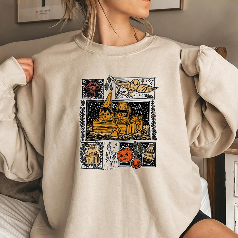 jardim parede Hoodie, abóbora Halloween, OTGW, outono, outono