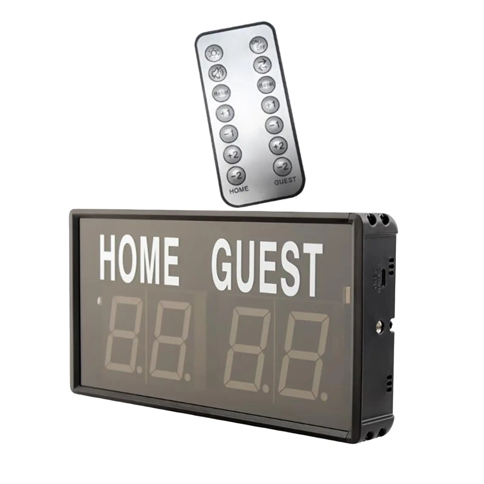 Electronic Scoreboard Soccer Referee Mini Digital Scoreboard Score Board Score for Outdoor Cornhole Sports Home Football