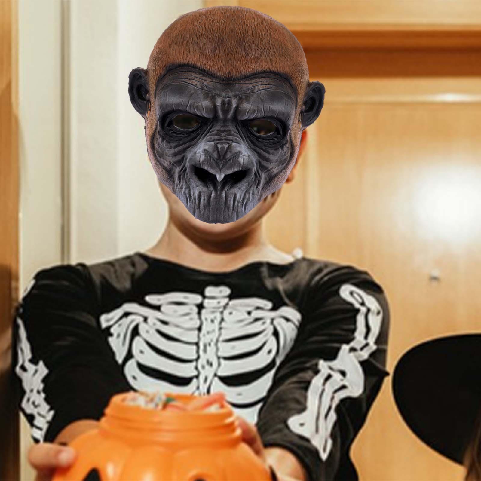 Маска Gorilla, аксессуары для косплея, Реалистичная креативная маска Chimp  для ролевых фестивалей, игры на Хэллоуин, праздник для мужчин и женщин