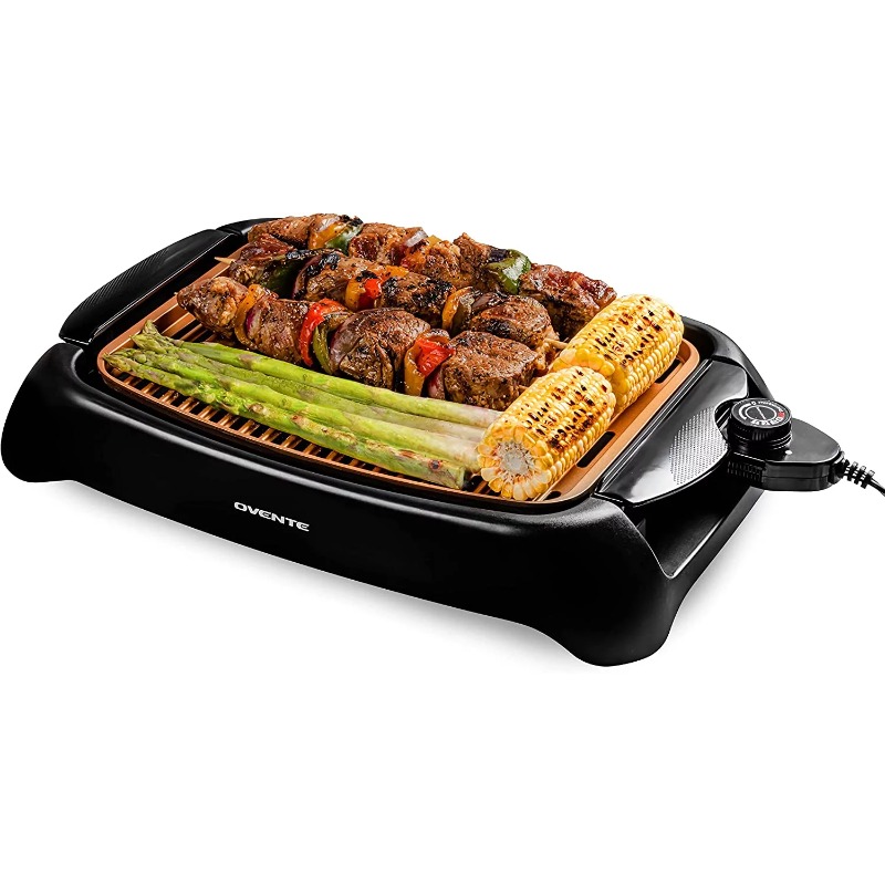 Title 1, Electric Indoor Grill with 13x10 Inch Non-Stick...