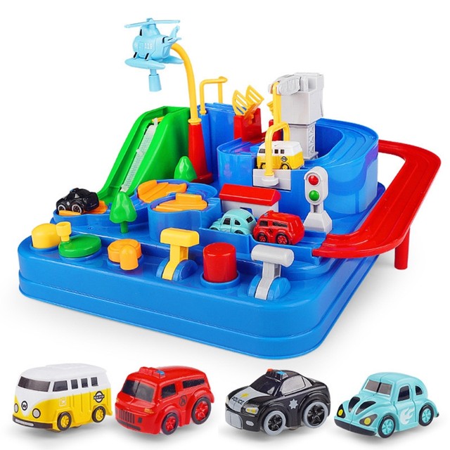 Dropship Kids Race Track Toys For Boy Car Adventure Toy For 3 4 5 6 7