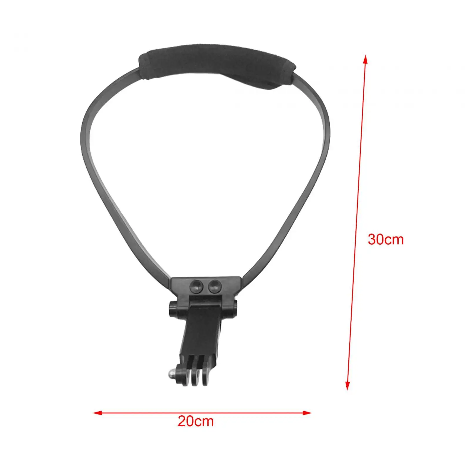 Selfie Neck Holder Mount Ergonomic Adjustable Flexible Bendable Neck Action Camera Bracket for Video Vlog Sports Camera Biking
