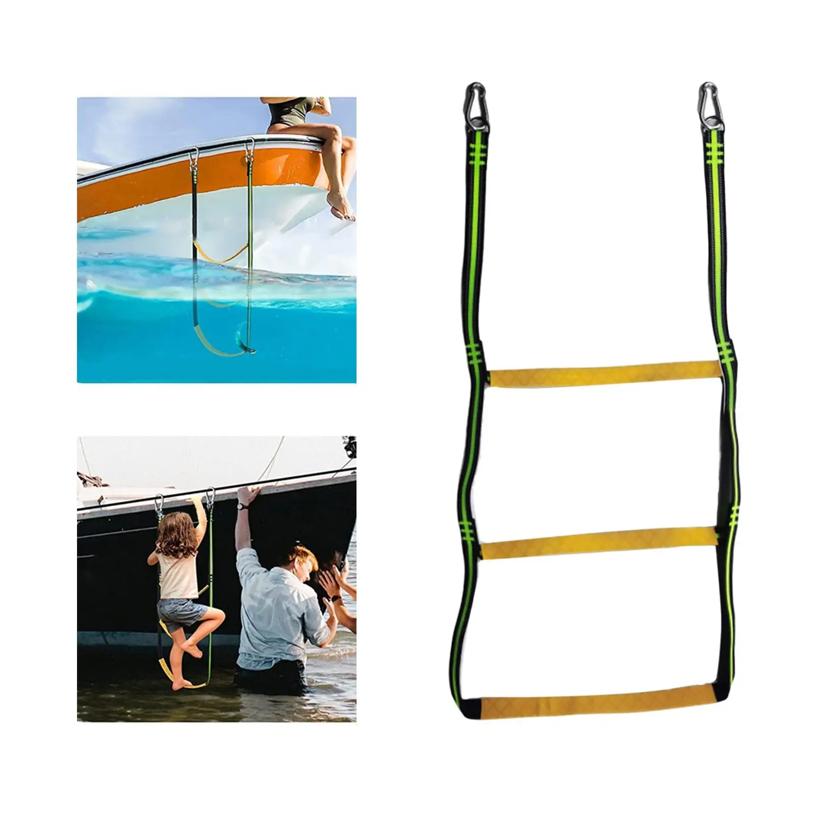 1 Piece Drop Down Ladder Fit for Kayak Motorboat Wakeboard Removable  