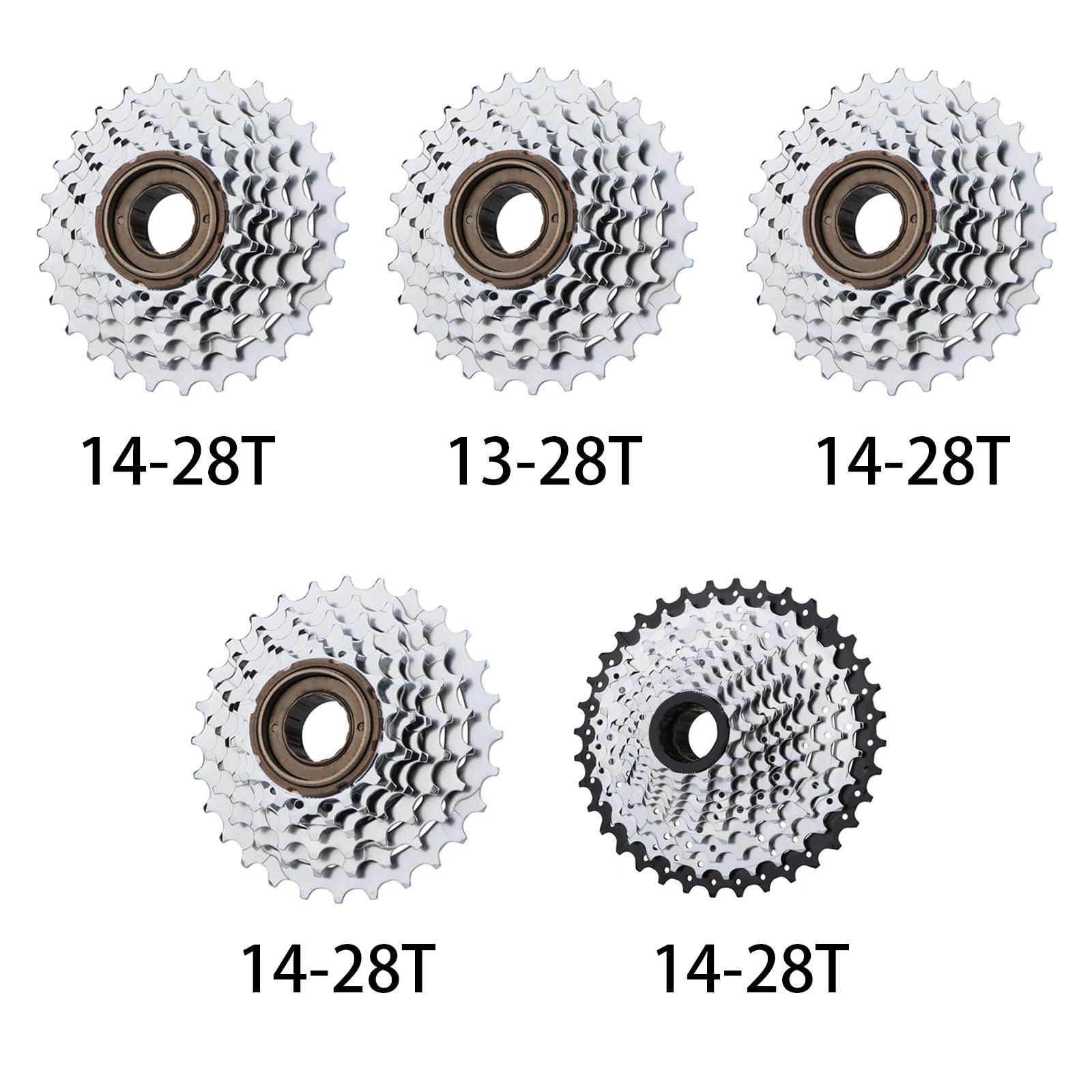 Bicycle Freewheel 14-28T/13-28T/13-32T/11-36T High Strength Bike Freewheel