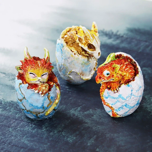 Baby Dragon Silicone Mold-dragon Egg Resin Mold-dragon Egg Lamp Mold-crystal  Epoxy Egg Mold-easter Egg Mold-epoxy Resin Art Mold 