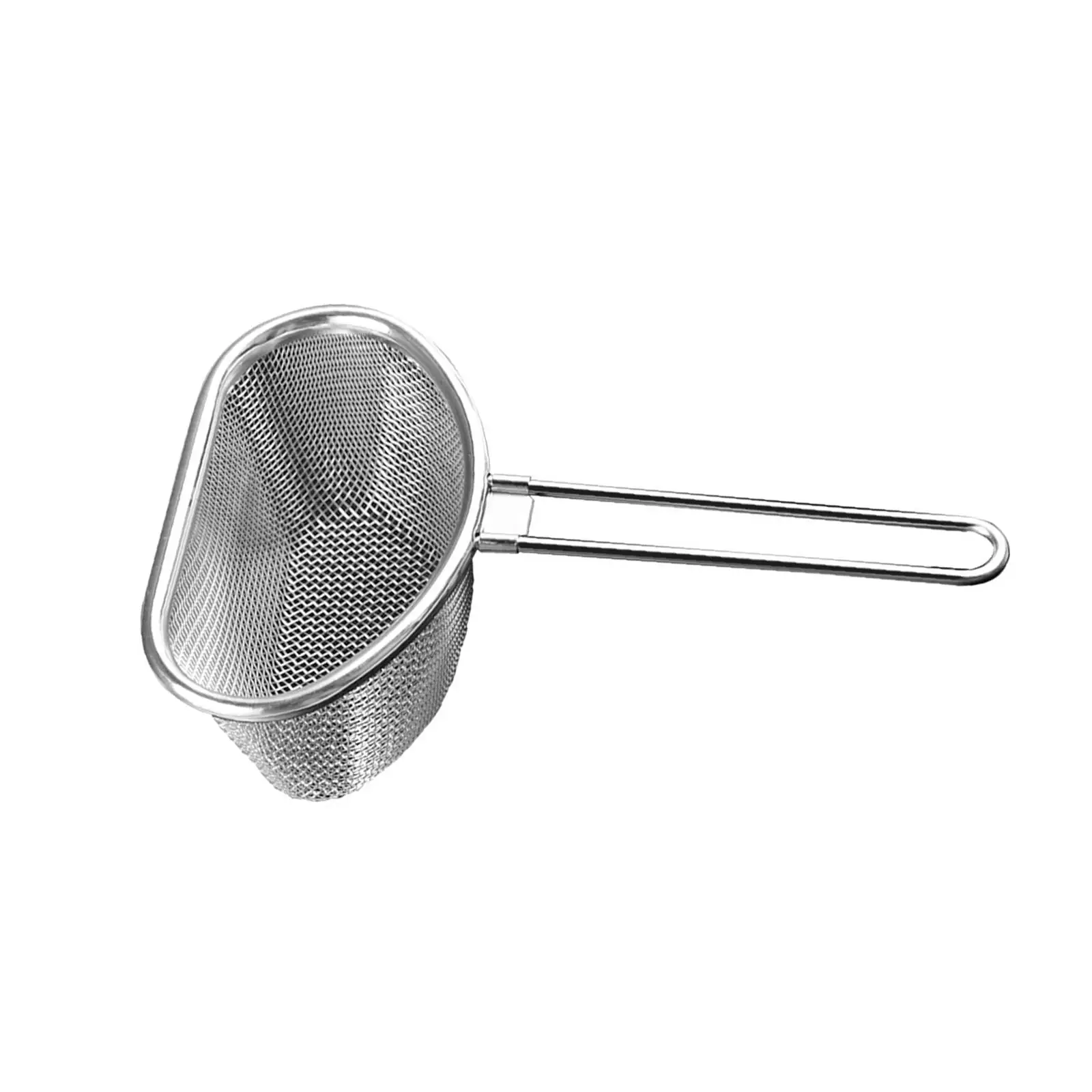 Food Colander with Handle Frying Filter Spoon Hot Pot Colander Mesh Strainer for Pasta --- Home kitchen Frying