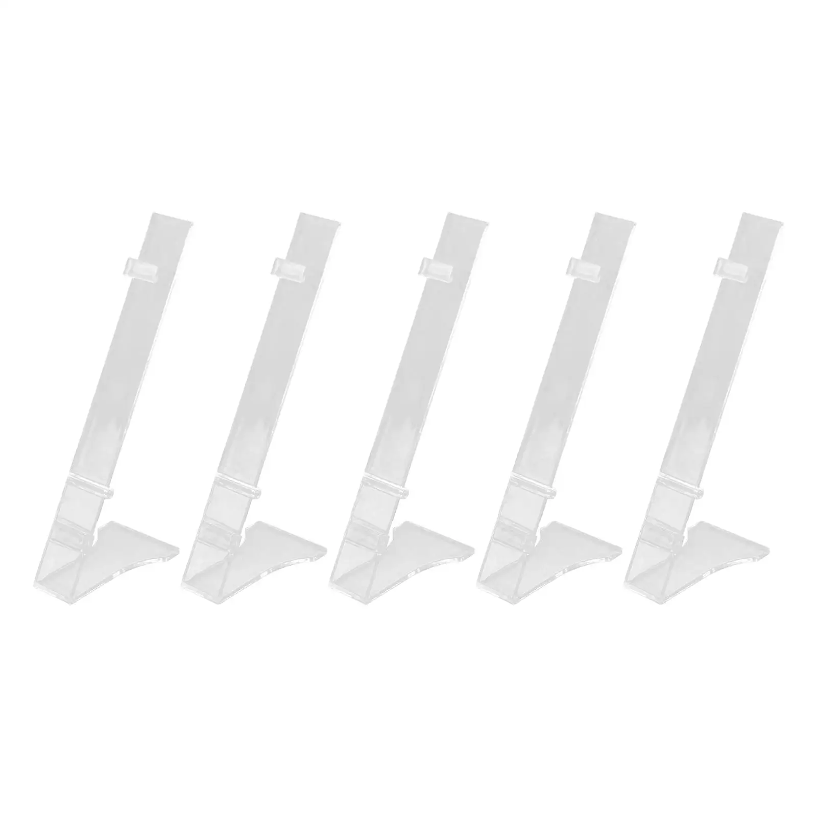 5Pcs Clear Watch Display Stand for Home or Store Usage Showcase Watch Stand
