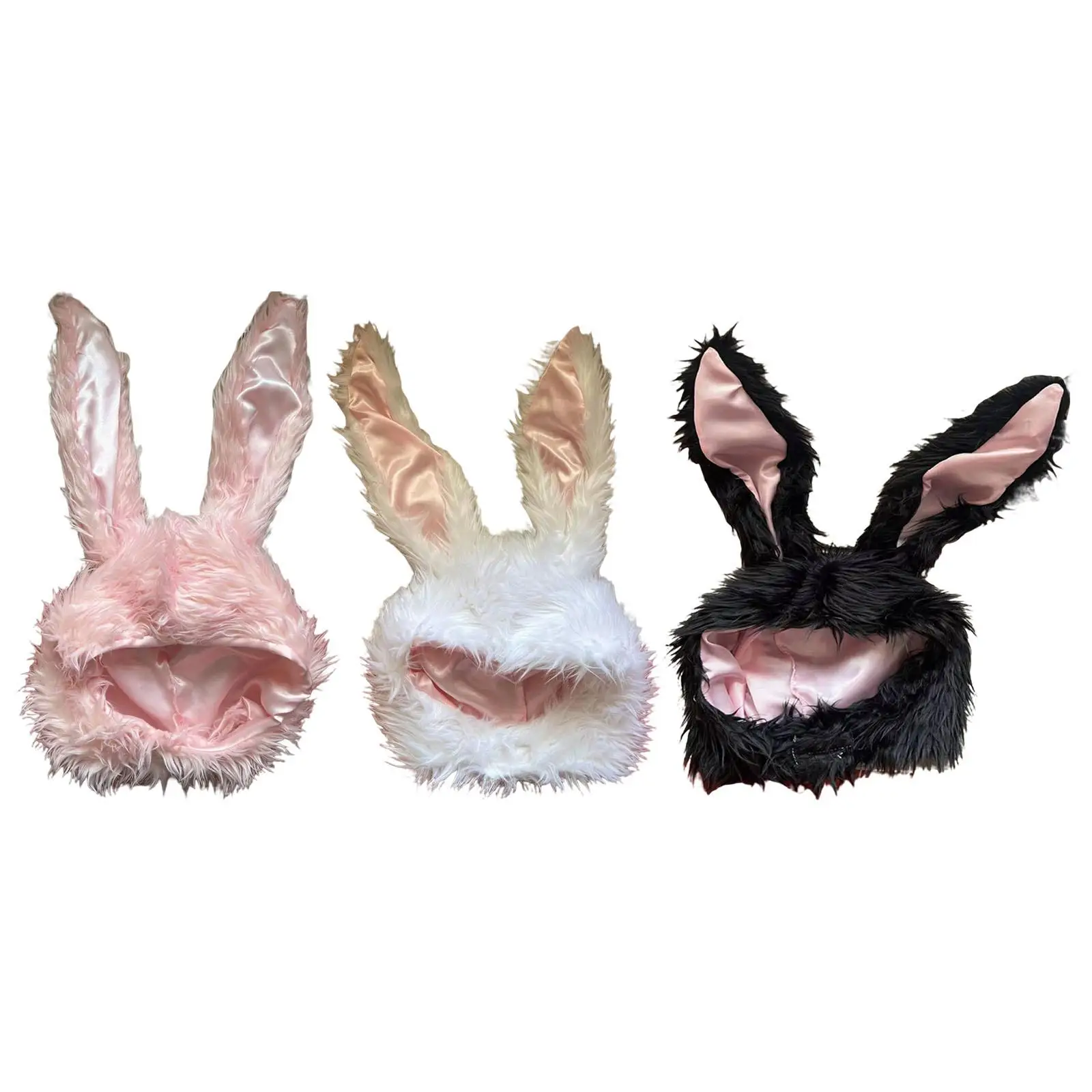 Rabbit Ears Hat Headwear Headdress for Easter Photo Prop Party Cosplay