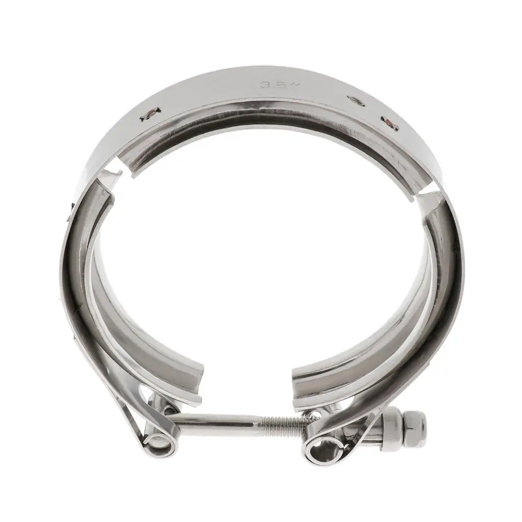 Exhaust Pipe Hose Clamp V Band Stainless Steel 3.5inch(135x120x22mm)