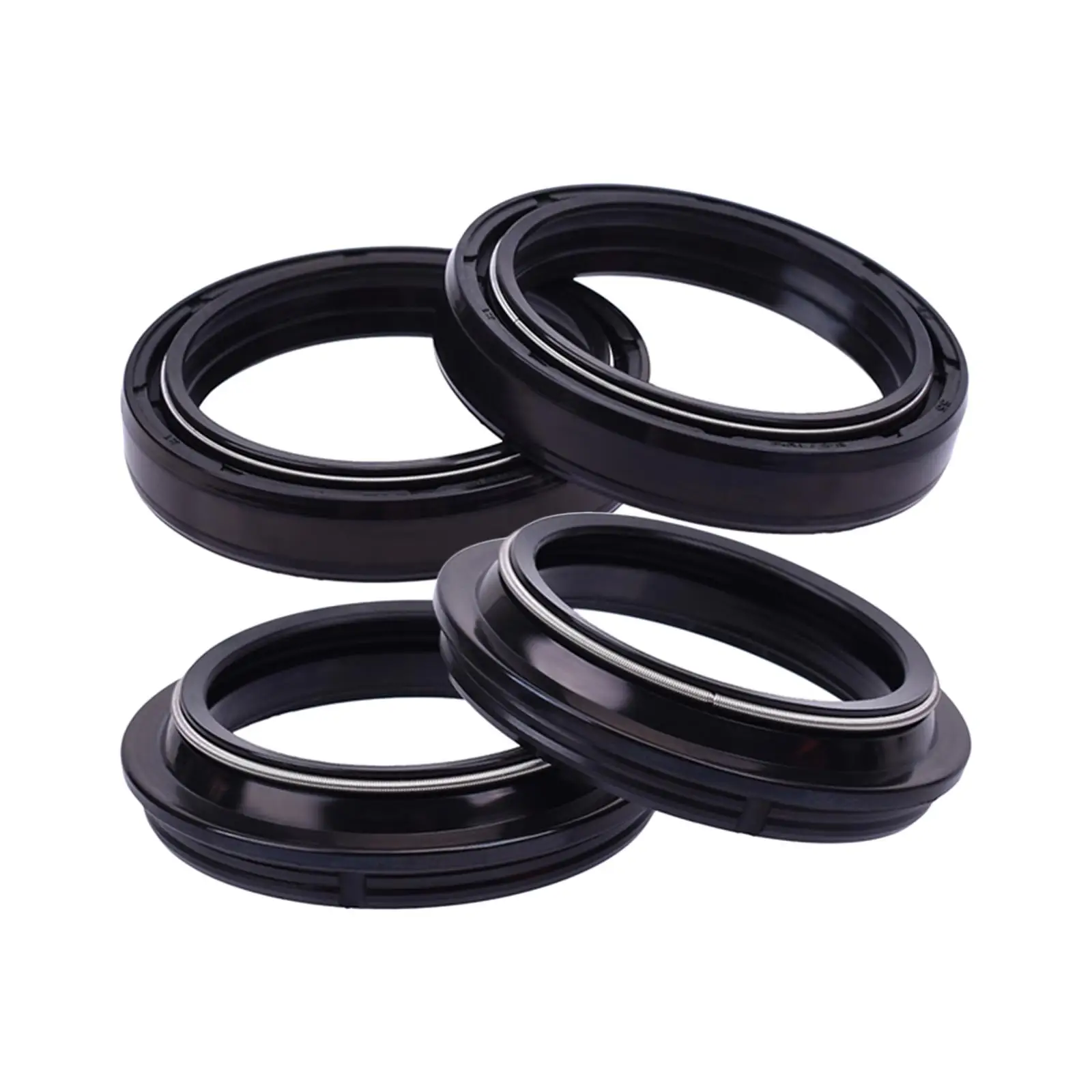 Front Fork Shock Oil Seal and Dust Seal Set 47x58x11mm Accessory Durable for