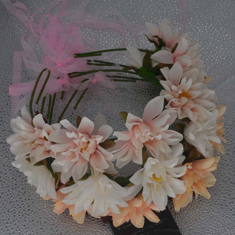 Frauen Mädchen führte blinkendes Licht Stirnband Party Strand Blume Haarband Kranz Krone Geburtstags geschenk Weihnachten Navidad – Detail 17