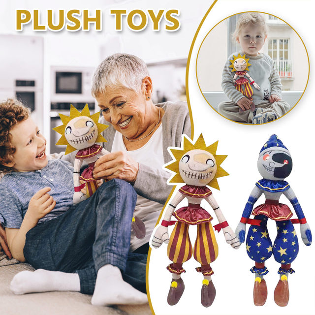 Jogos de moda sundrop moondrop fnaf brinquedos de pelúcia bonito macio  recheado dos desenhos animados jogo de terror bonecas figura brinquedos  para o presente de aniversário do miúdo