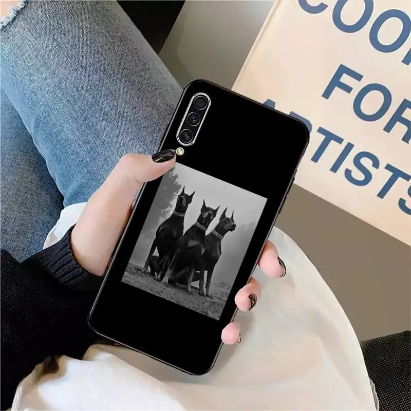 doberman pinscher dog Phone Case For Samsung galaxy A S note 23 53 22 20 52  21 13 51 71 32 12 10 fe ultra plus - AliExpress