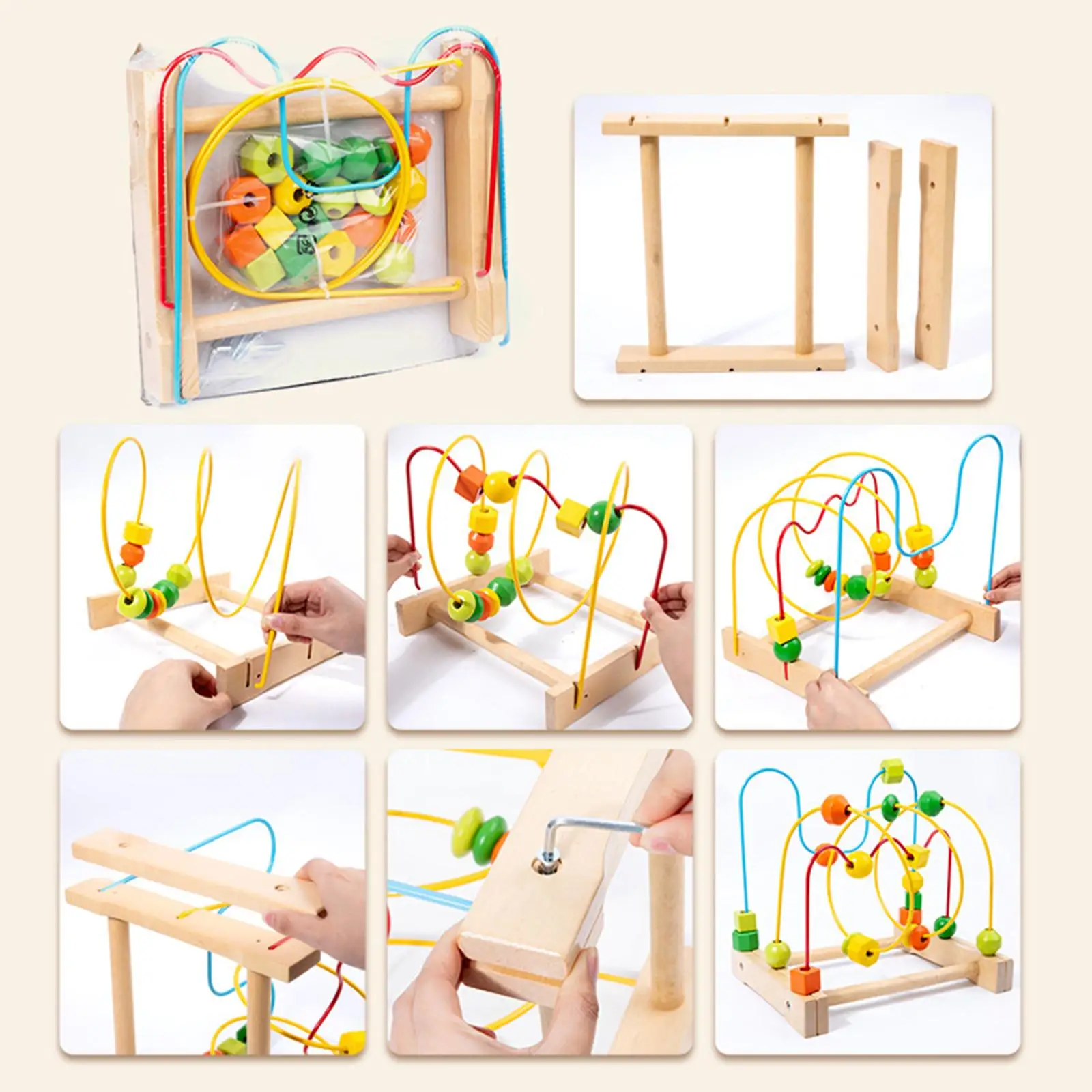 Bead Toy Training Child Attention Ability Developmental Toy for Baby