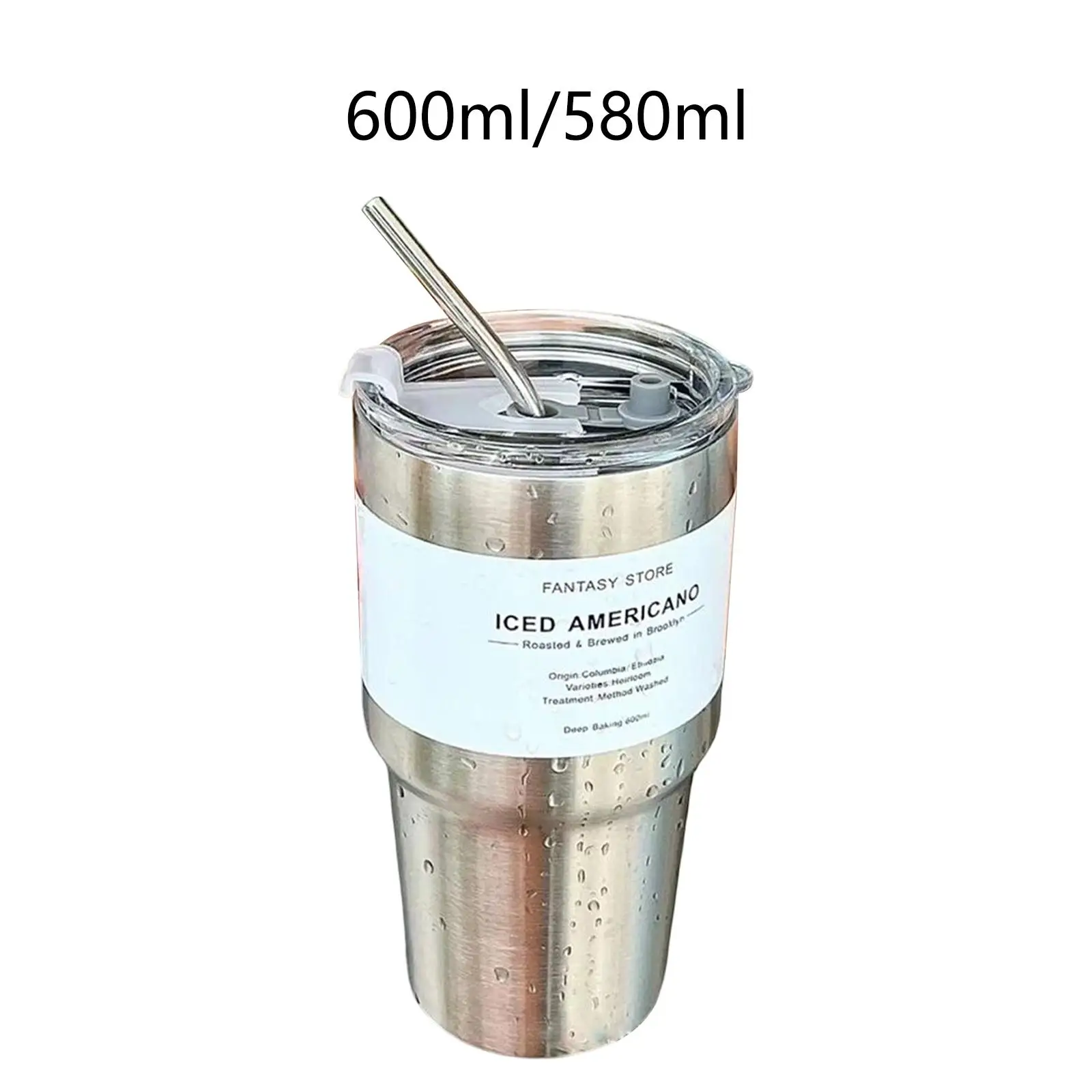 Thermal Coffee Mug Insulated Tumbler with Lid Straw Milk Water Cups Unbreakable Anti Scald Coffee Cups for Tea Adults Cafe Latte