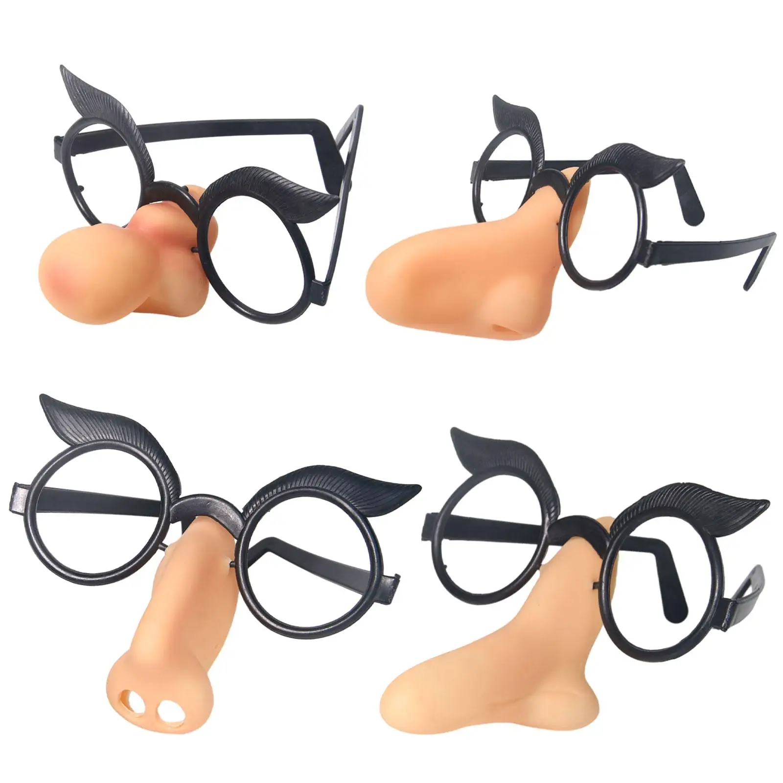 Witch Nose with Glasses Women Glasses Eyewear Decorative Glasses for Masquerade Birthday Party Favors Halloween Decoration