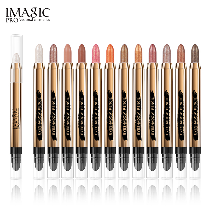 Best of IMAGIC 12-Color Eyeshadow Pencil Glitter Matte Highlighter Silkworm Blush Brighten Eye Makeup Natural Pigment Long Wear Cosmetic Reviews & Tips