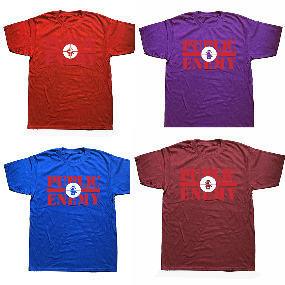 Lustige Öffentlichen Feind T Shirts Baumwolle Grafik Streetwear Kurzarm Geburtstag Geschenke Sommer Stil T-shirt Herren Kleidung – Detail 3