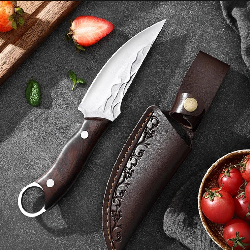 FIFY STORE Stainless Steel Camping Hunting Knives Handmade Forged Boning Knife Meat Cleaver Kitchen Knife Fish Knife Cooking Knife  