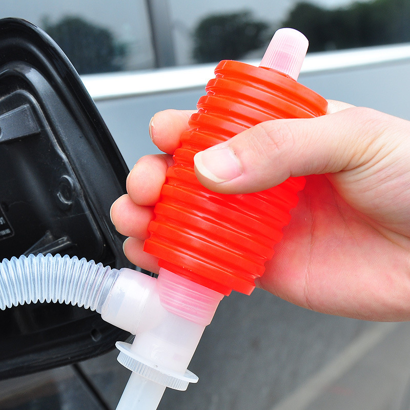 New Car Manual Siphon Pump Hose Portable Car Fuel Truck Fuel Oil Gasoline Diesel Water Chemical Liquid Transfer Sucker Pump Tool