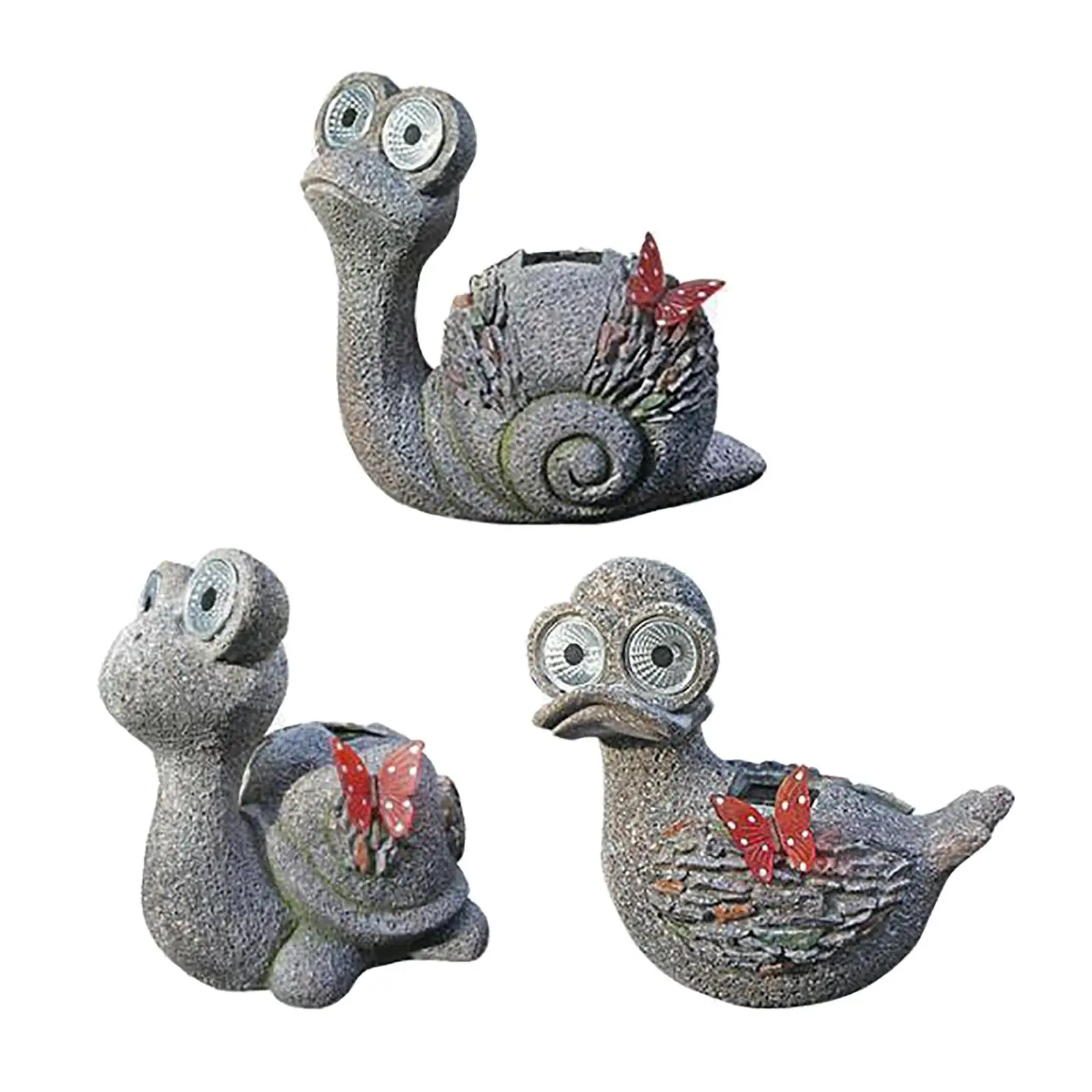 Solar Garden Light Animals Figure with Light for Lawn Decoration