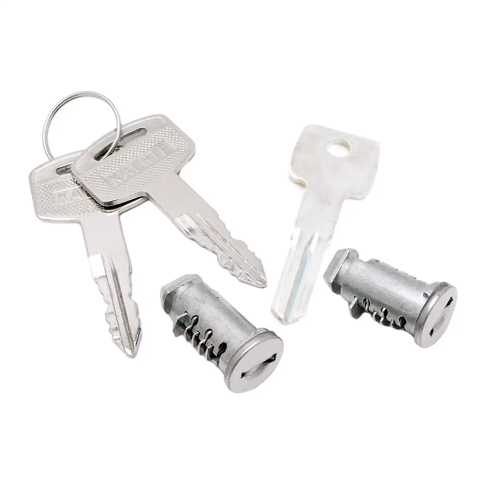 2 Pieces Lock Cylinders for Car Racks System Accessory Roof Rack Cross Bars Lock Key Kit for Car Rack Locks