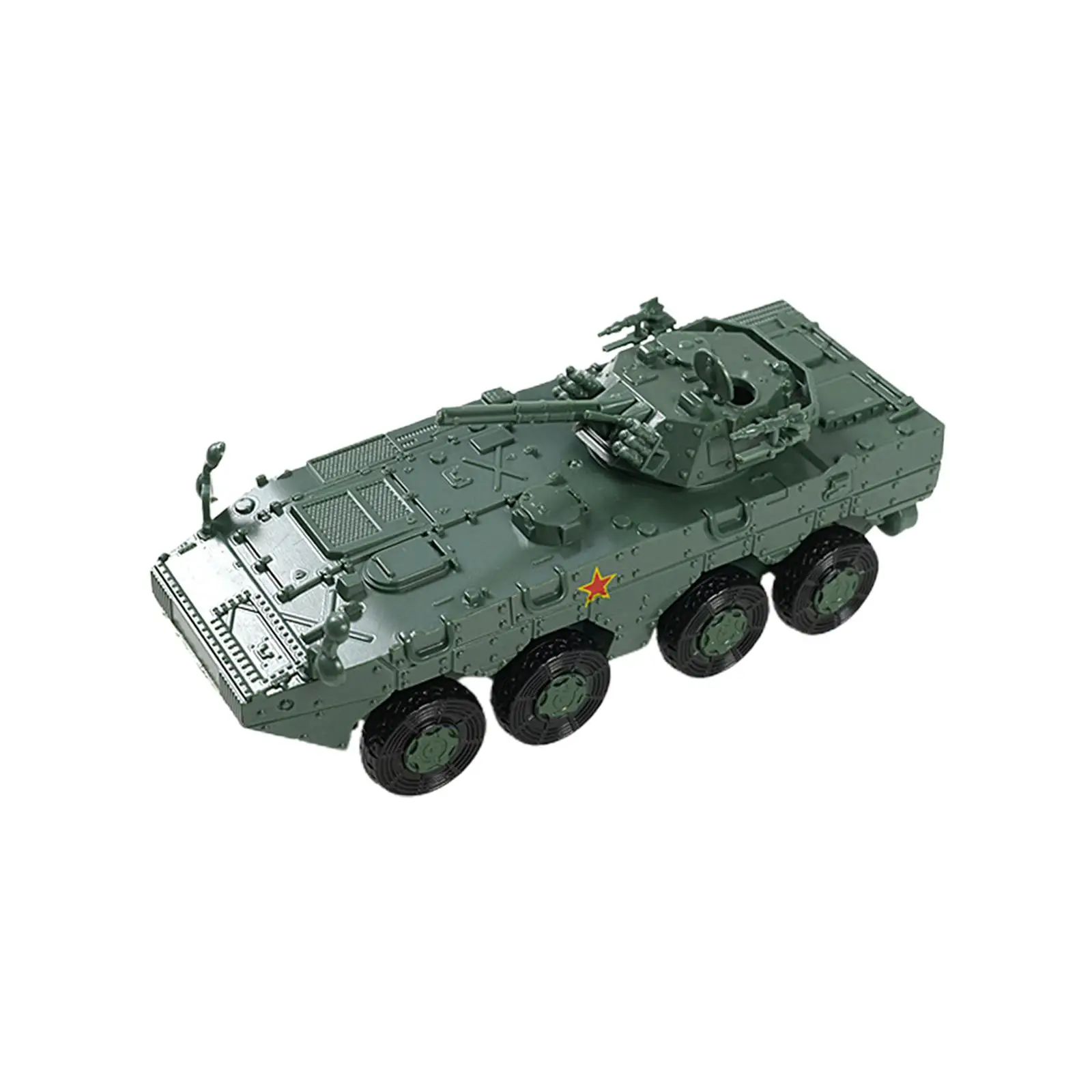 1/72 4D Tank Model Crafts Building Model Kits Chariot Model for Gift Party Favors Collectibles Tabletop Decor Table Scene