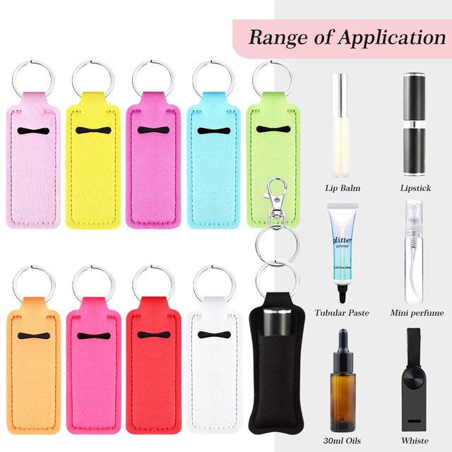 Sublimation Blank Chap Stick Holder , 5 Sublimation ChapStick