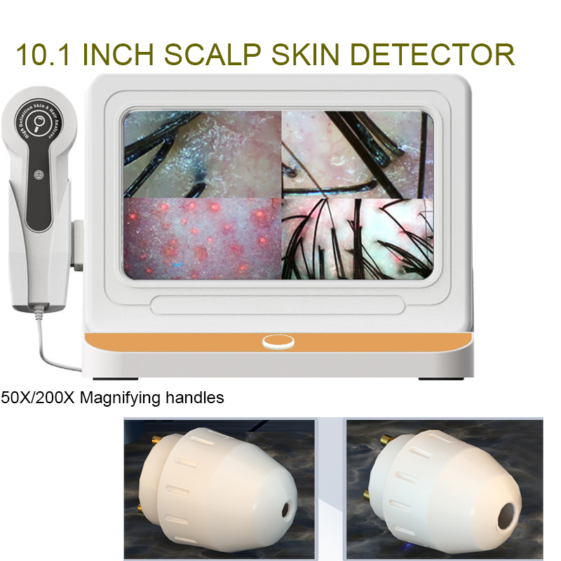 Best of 2023 New HD Digital Skin Analyzer Professional Hair Scalp Detector Hair Follicle Oil Moisture Test Device 10inch Reviews & Tips