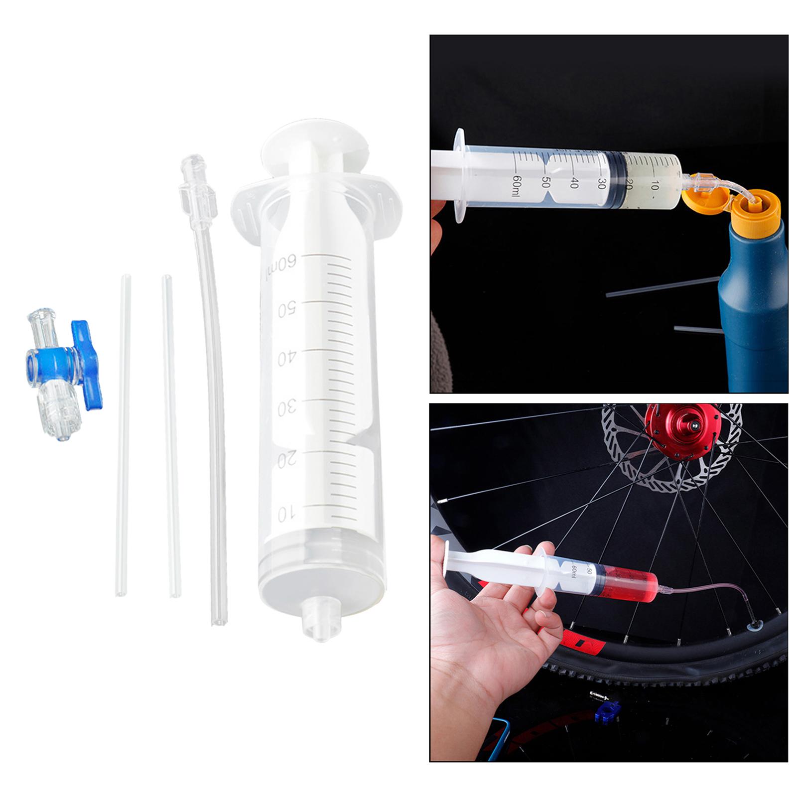 Tire Puncture Fluid Filling Set Bike Tubeless Tyre Sealant Tire Puncture Fluid Filling Set Bike Tubeless Tyre Sealant