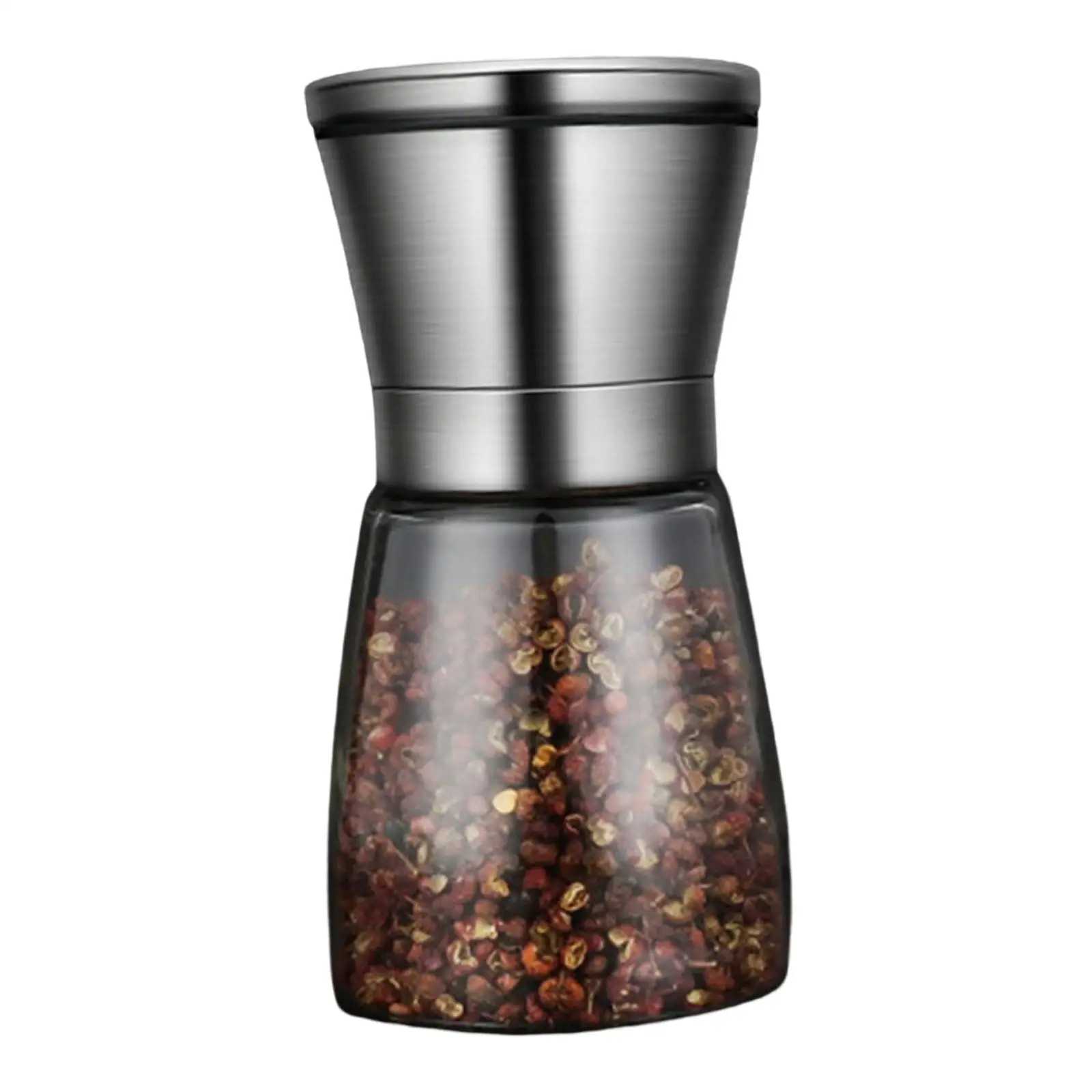 Multipurpose Pepper Mill Spice Jar Grain Mill Stainless Steel Spice Mill Kitchen Tools for Salt Spices Pepper