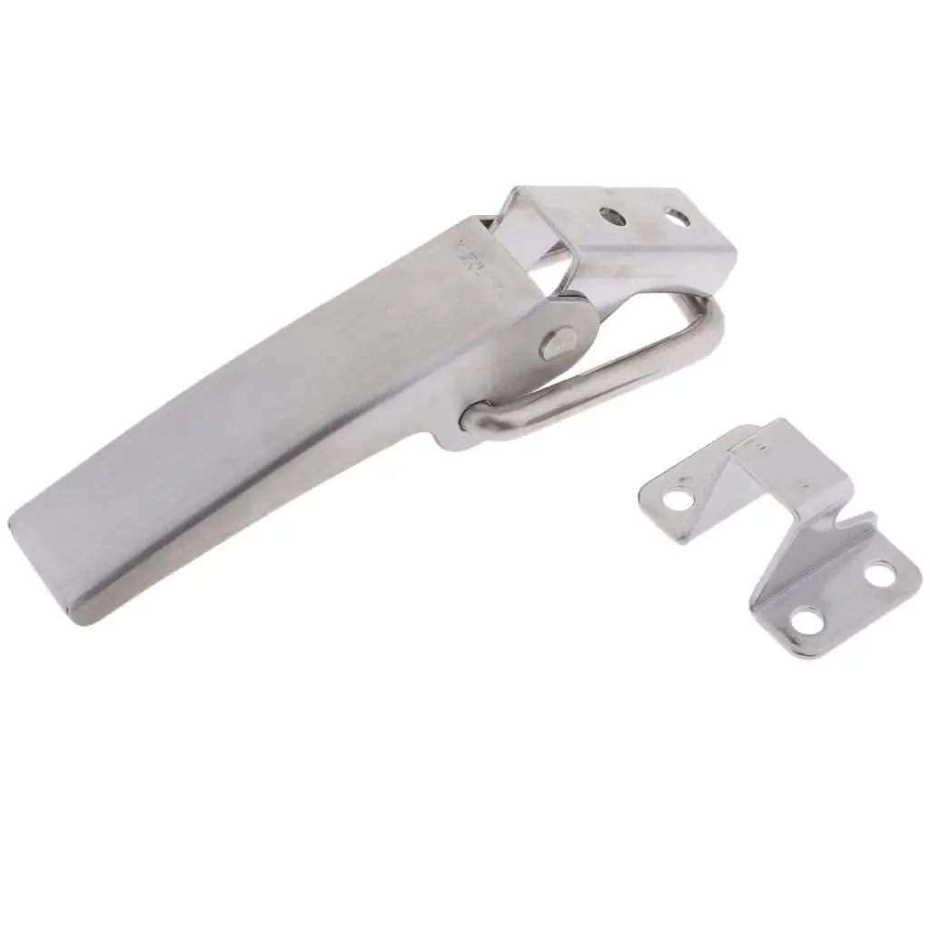 Stainless Steel Hardware Locker Door Cabinet Anti-Rattle Latch Fastener Tool