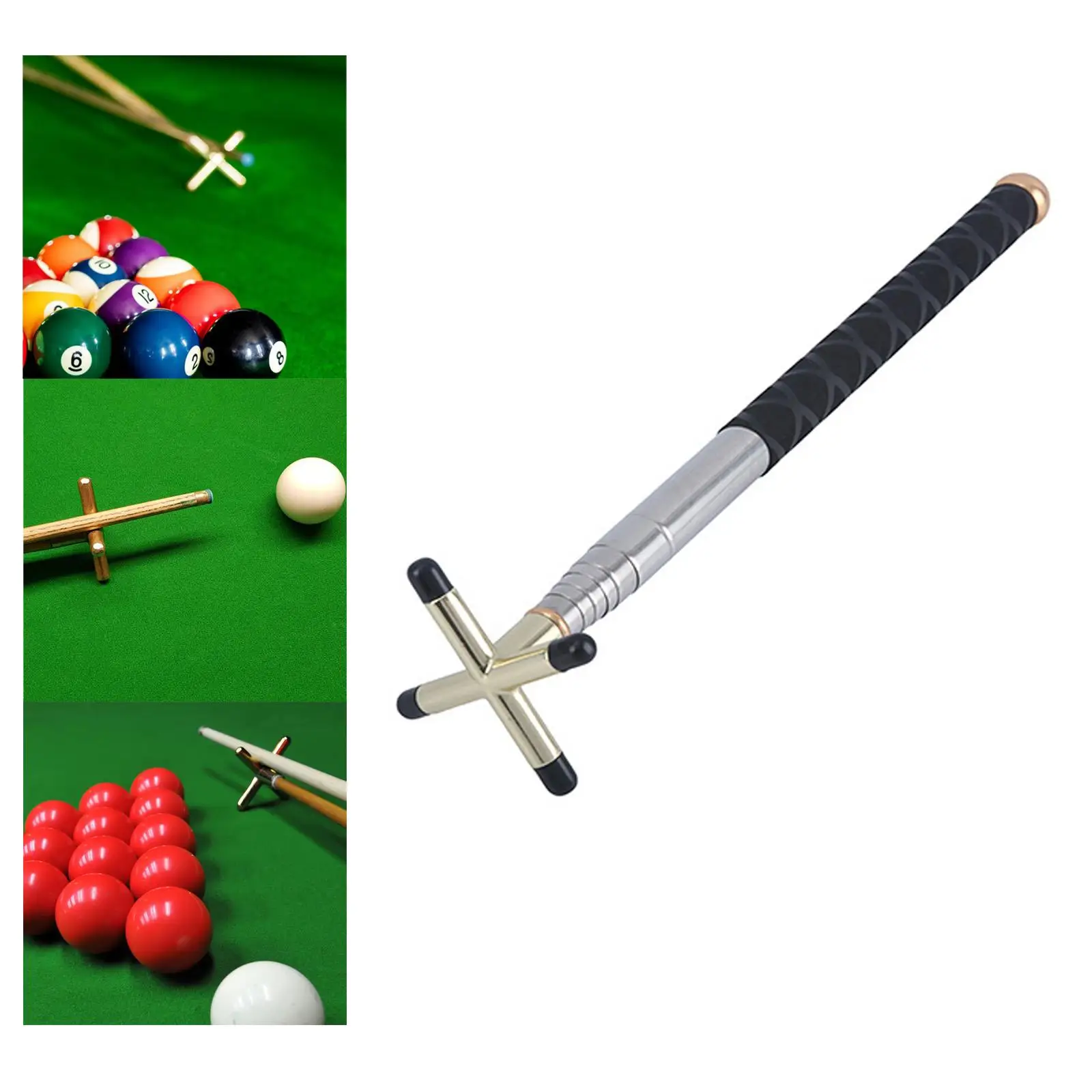 Pro Billiards Pool Cue Bridge Stick Removable Bridge Head Telescopic for Cue Stick Pool Table Accessory Indoor Game Competition