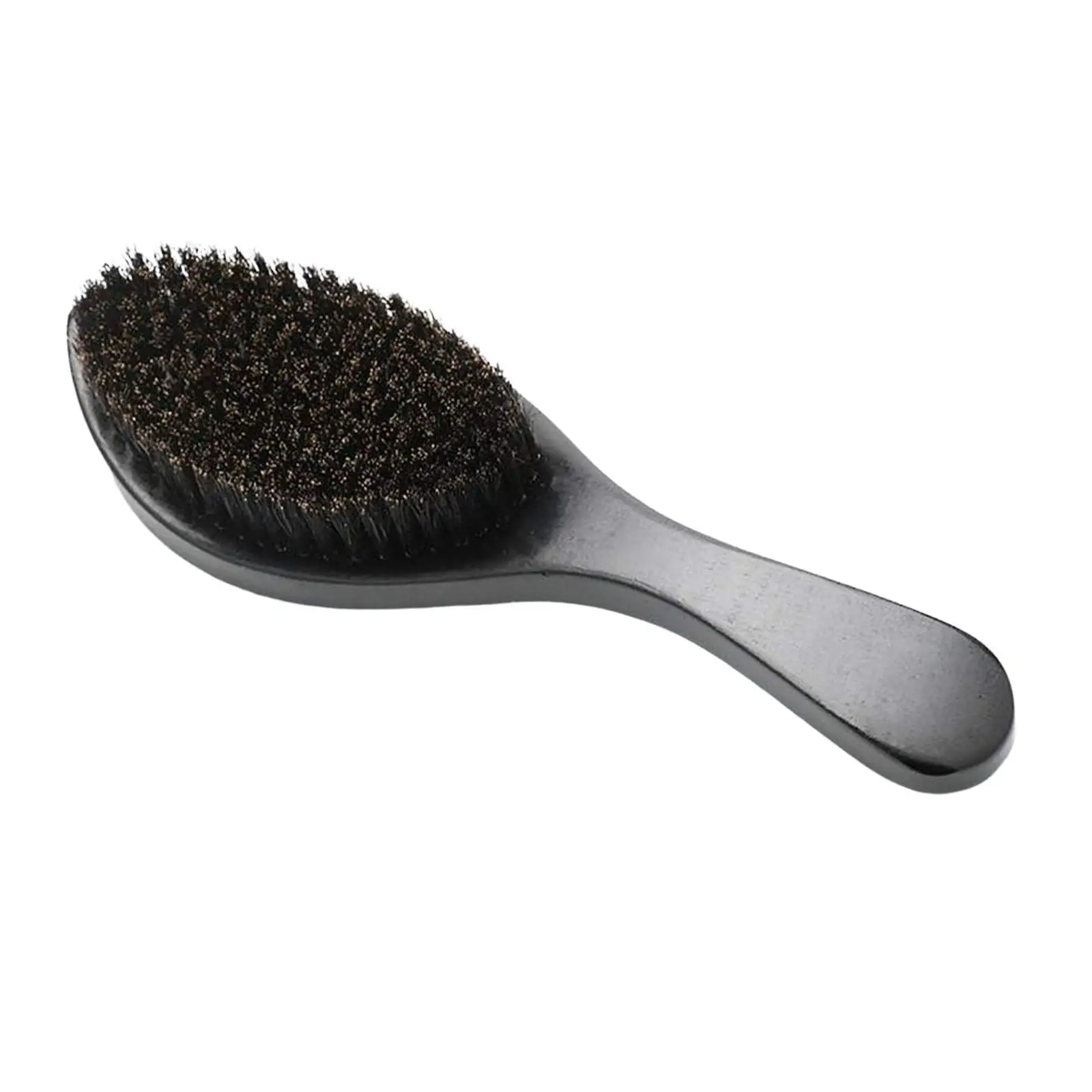 Portable Boar  Beard Brush Soft Wooden Gift Hairdressing Comb Detangle Brush for Household Hairdresser Grooming Tool
