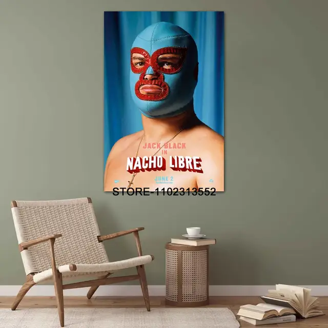 nacho libre mask poster
