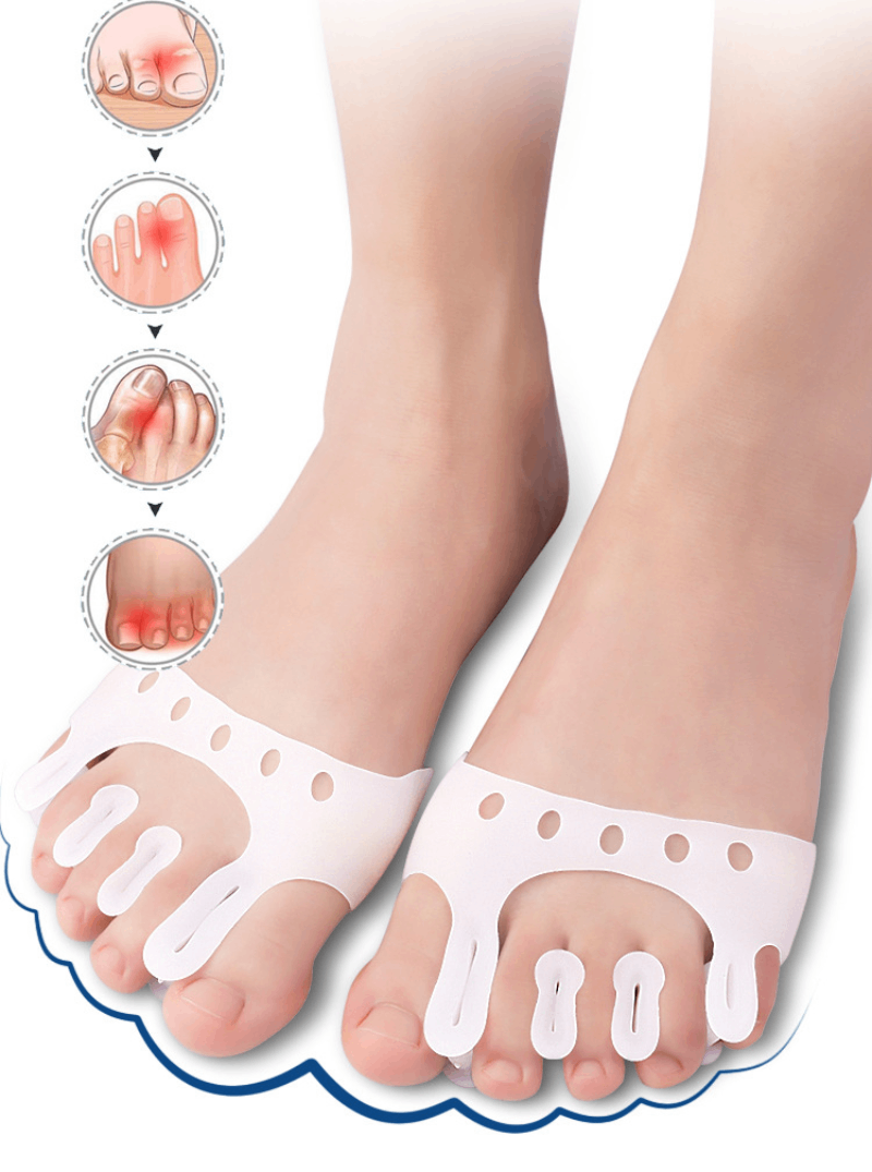 Best of 2Pcs=1Pair Silicone Bunion Corrector Toe Separator Gel Forefoot Pads Orthopedic Braces Orthotic Finger Hallux Valgus Spacers Reviews & Tips