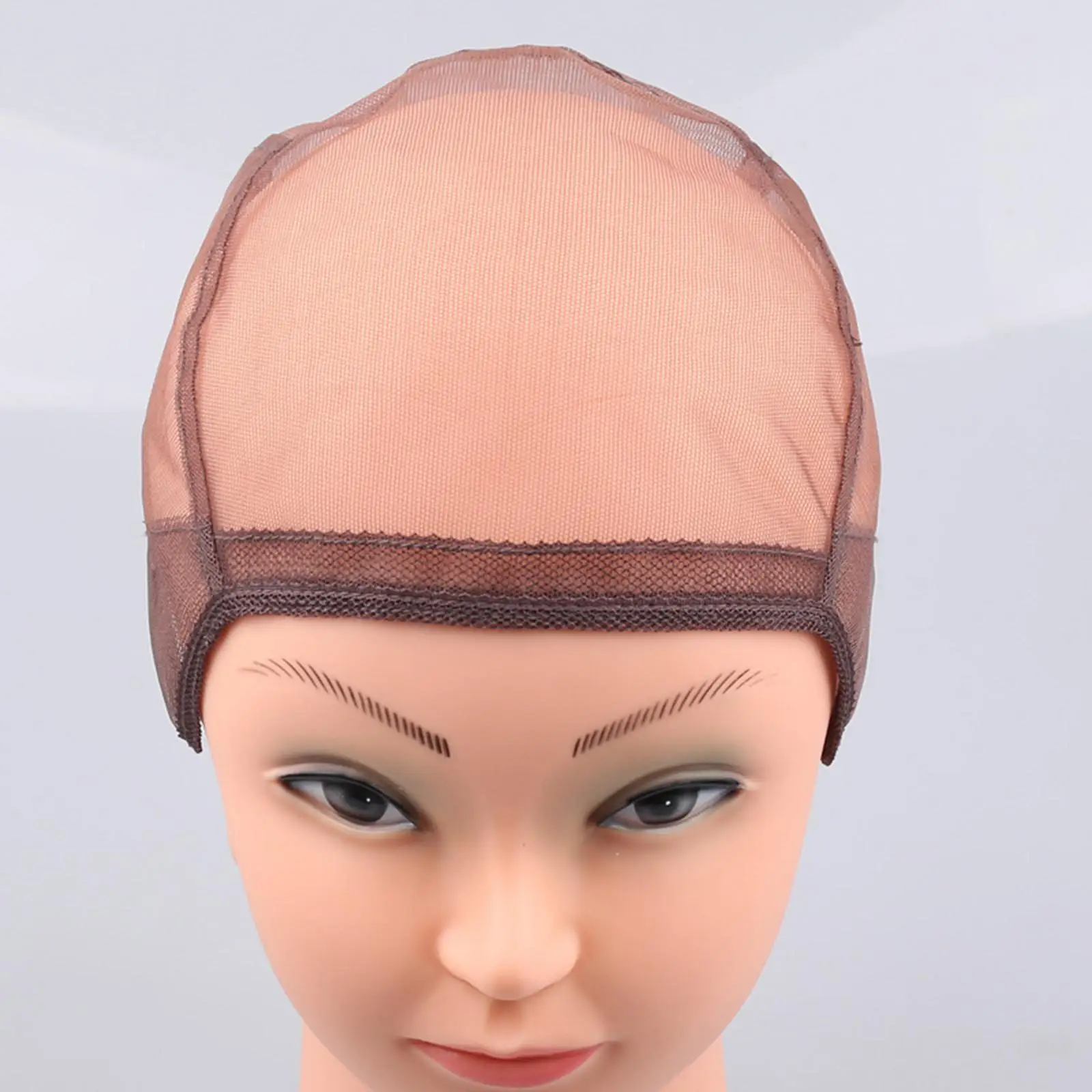 Wig Hat Soft Hair Net with Elastic Band for Weaving Hair Durable Dome Style Comfortable wearing Wig Accessories Net Wig Hat