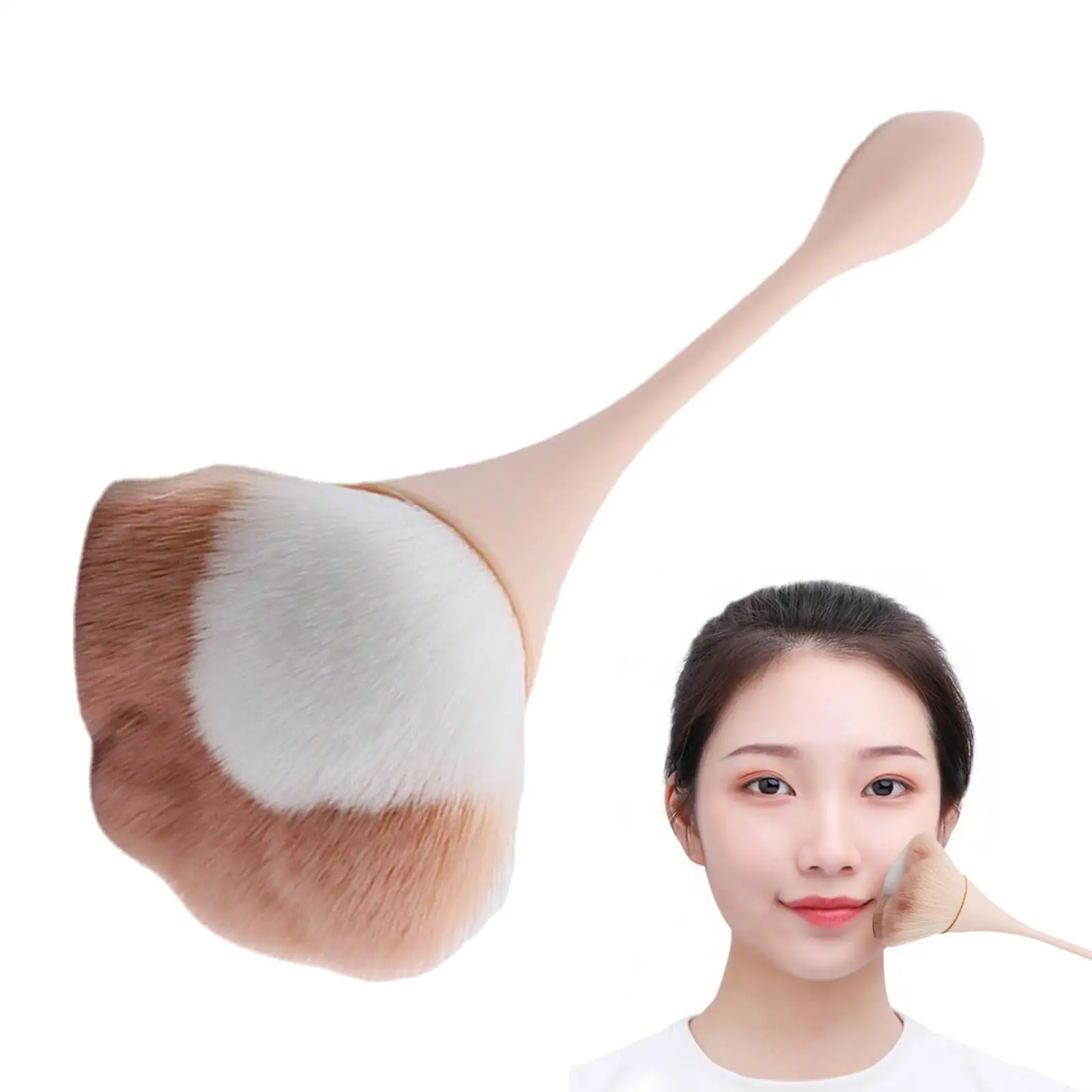 Cat Paw Cosmetic Brush Facial Mini Durable Cute Professional Multifunction fluffed Soft Travel for Beauty Salon Women Girls
