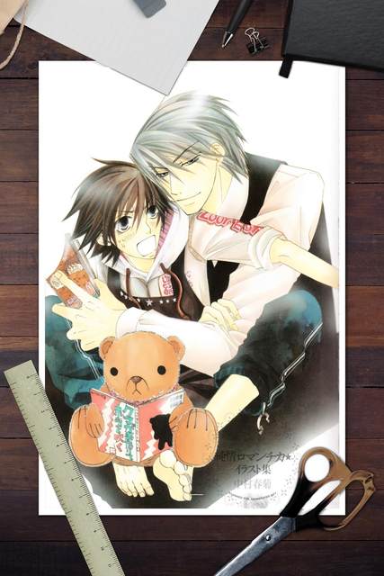 Junjou Romantica hand drawing print popular