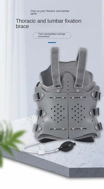 TIKE TLSO Thoracic Full Back Brace, Treat Kyphosis Osteoporosis Compression  Fractures, Upper Spine Injuries, Pre or Post Surgery