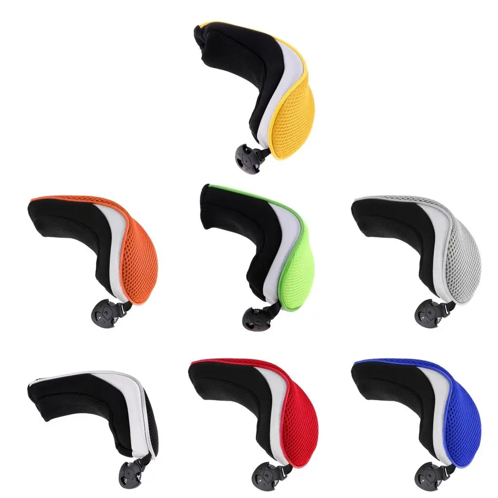 Hybrid UT Golf Head Cover Headcover + Interchangeable Number Tag, 7 Colors for choose