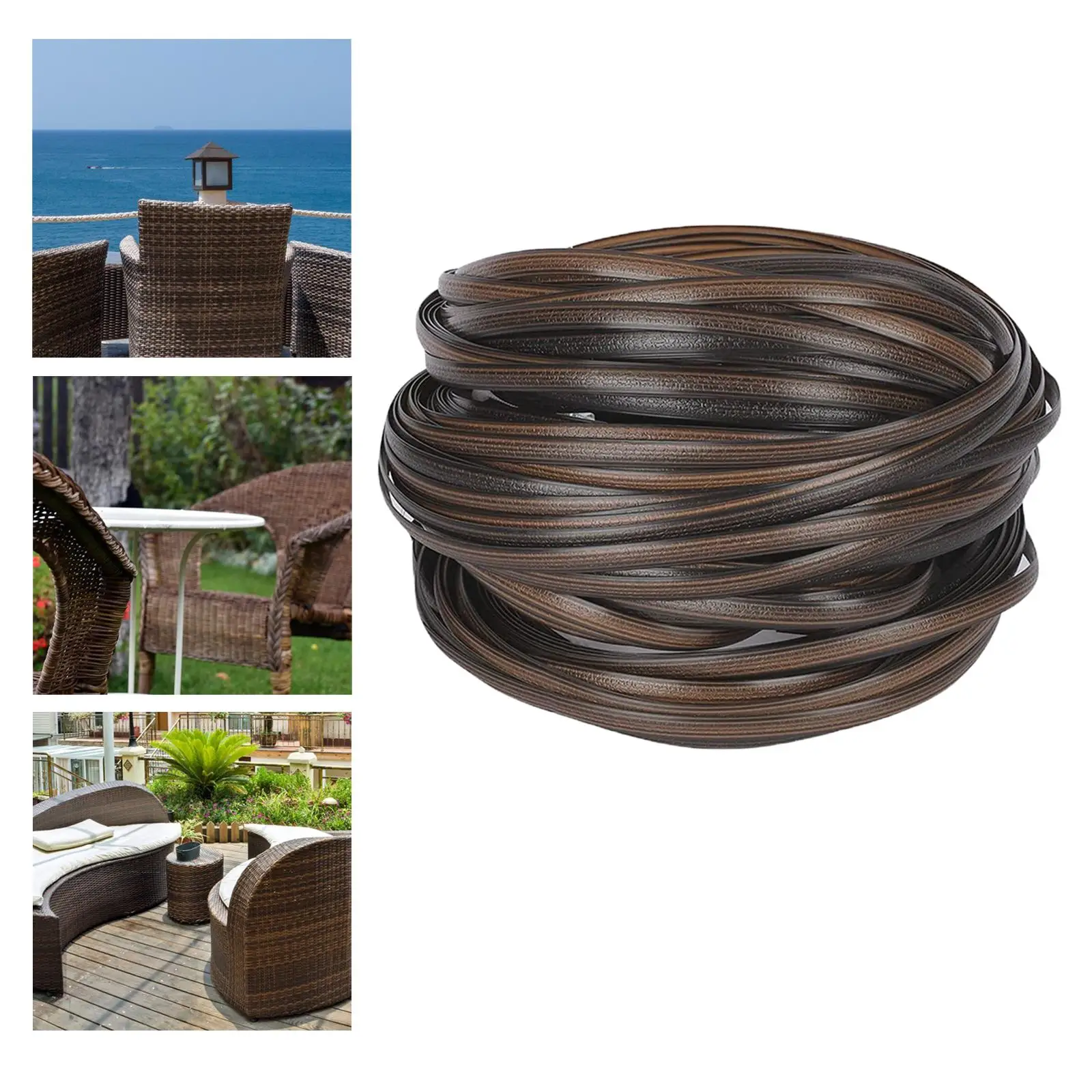 32M Patio Furniture Wicker Repair Kit Synthetic Rattan Material for Patio  Sets Replacement garden Patio Furniture Sofa Table