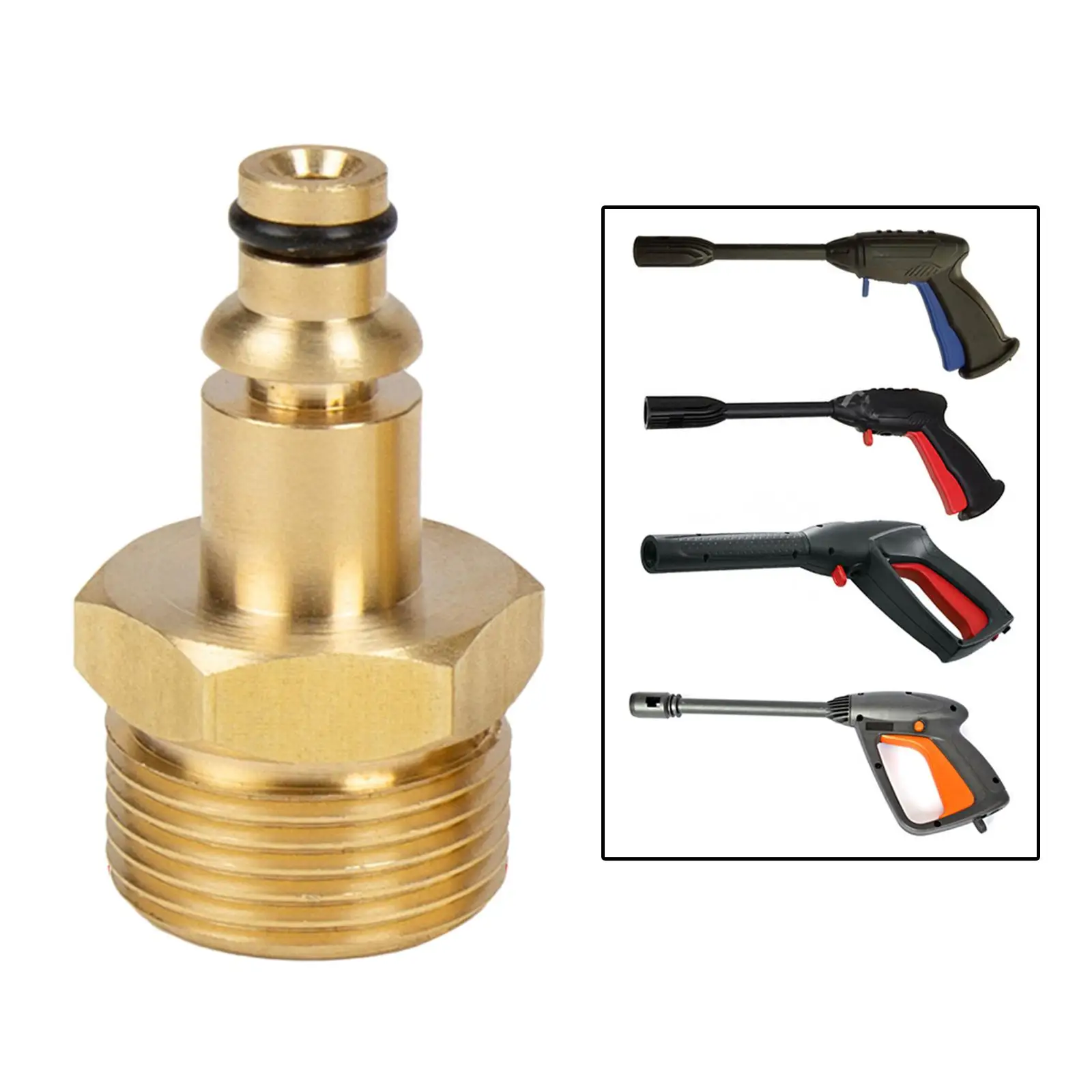Pressure Washer Hose Converter Adapter Kit Brass for  Pressure Washer